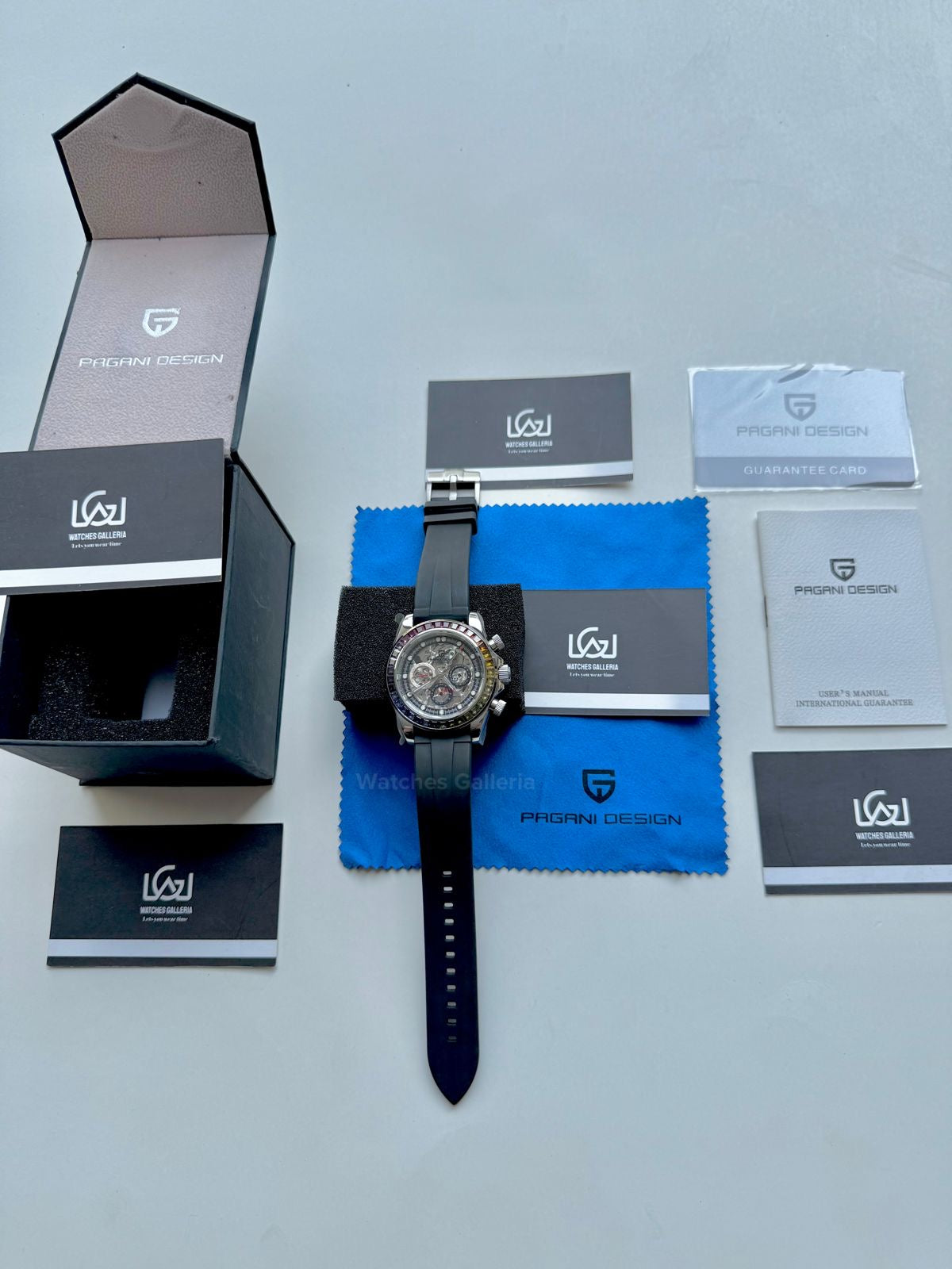 Pagani Design Rainbow Skeleton Automatic PD1653 (Silicon) Pagani Design in Pakistan