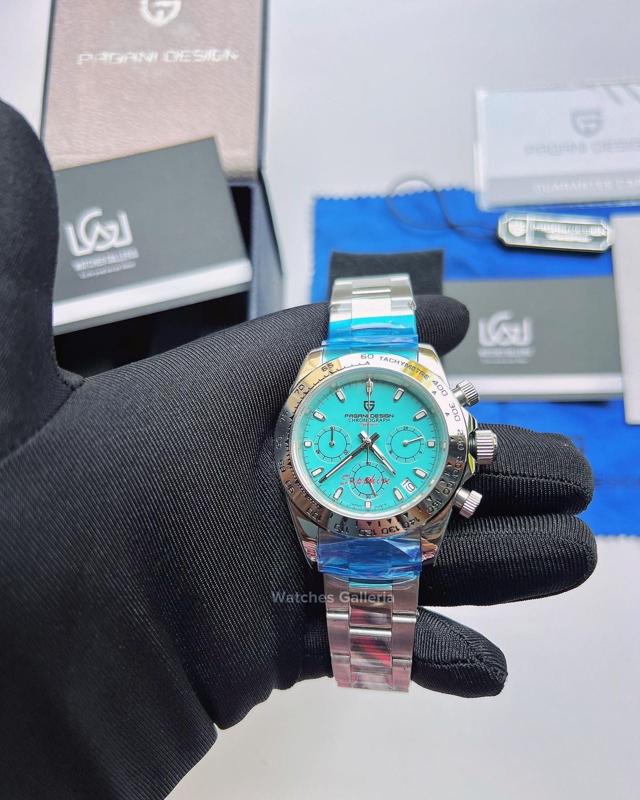 Pagani Design Daytona Quartz (Tifanny Blue) PD1727