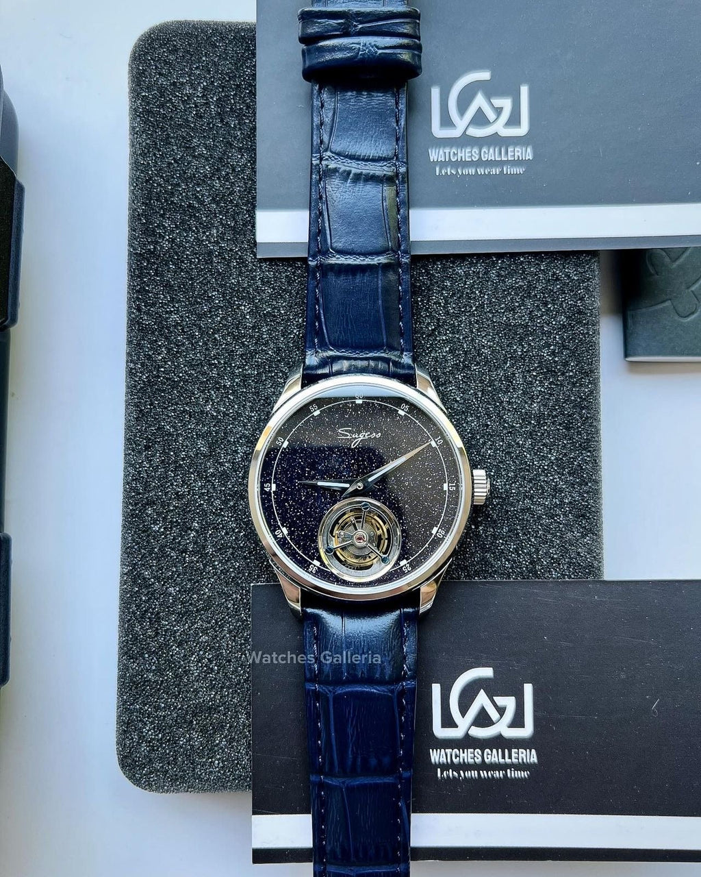 Sugess Tourbillon Master Automatic (Blue) SU8230STRF Watches Galleria