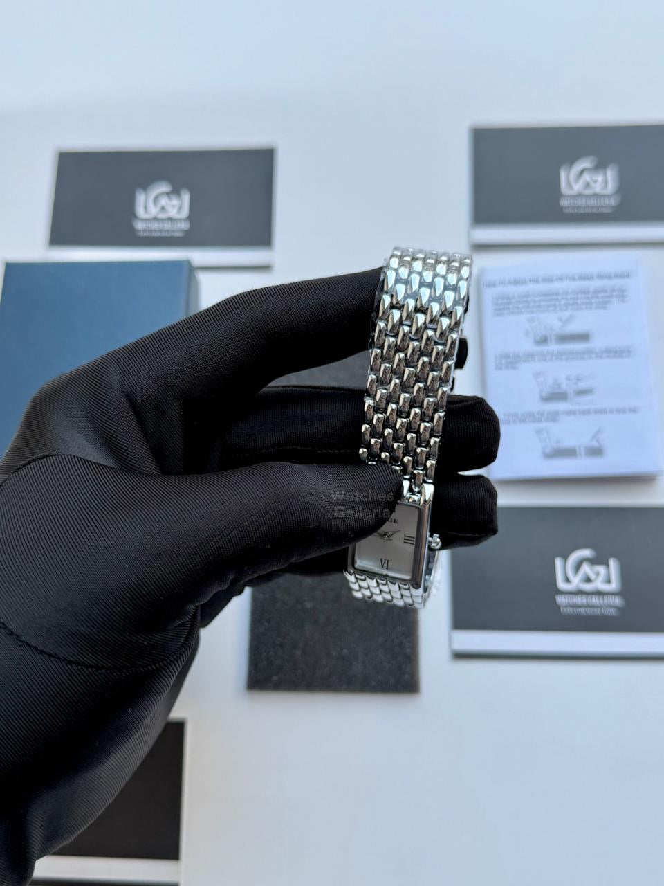 Lige 89156 Tank Women Watch Quartz (Silver) Lige Women Watch