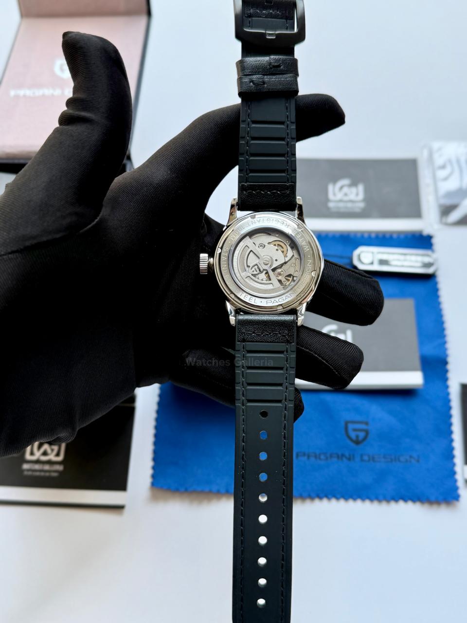 Pagani Design PD2770 Cocktail Automatic Watch Blue Black Dial – Luxury Men’s Mechanical Dress Watch in Pakistan | Watches Galleria