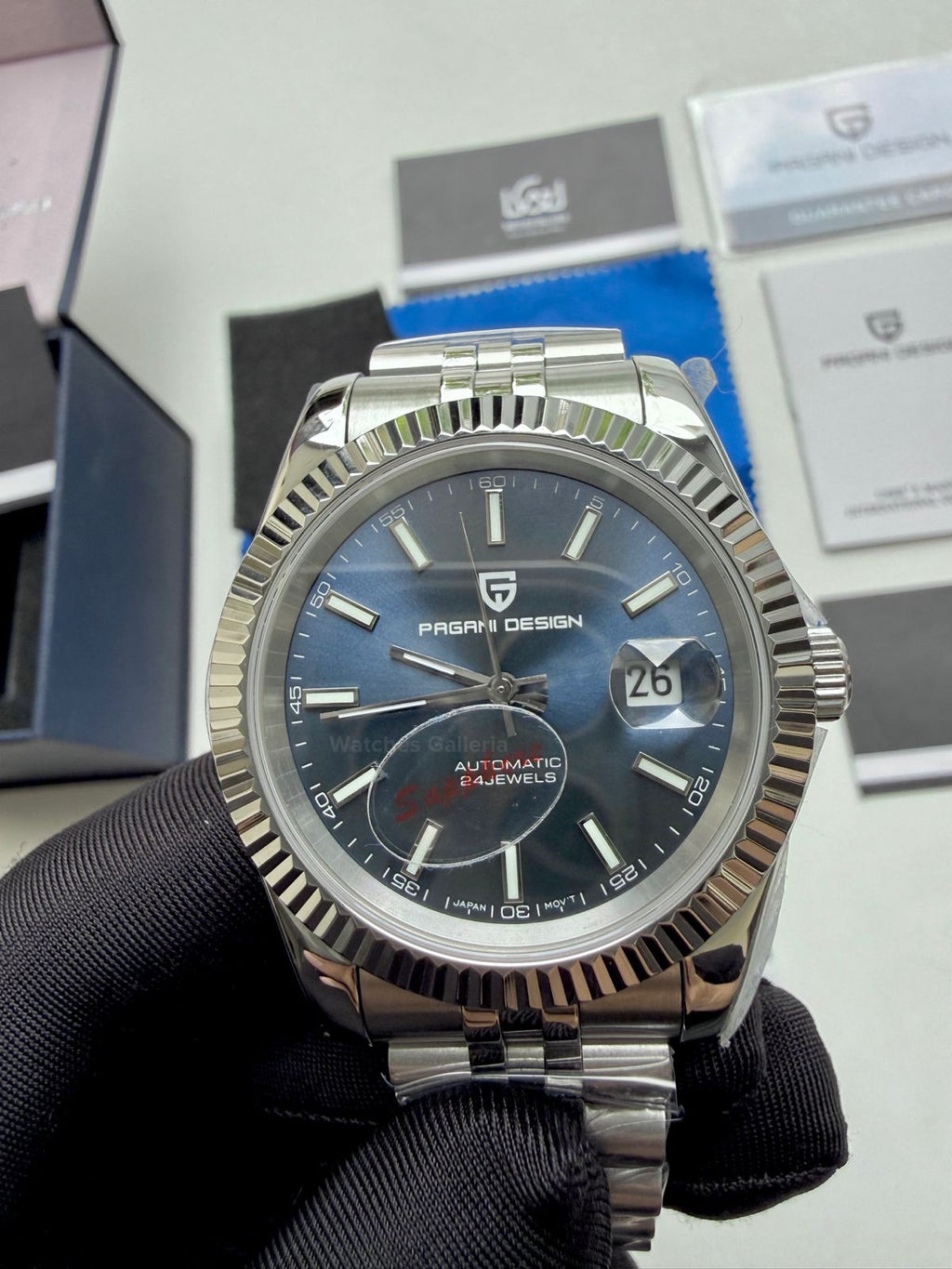 Pagani Design Datejust Automatic PD1645 (Blue) Pagani Design in Pakistan