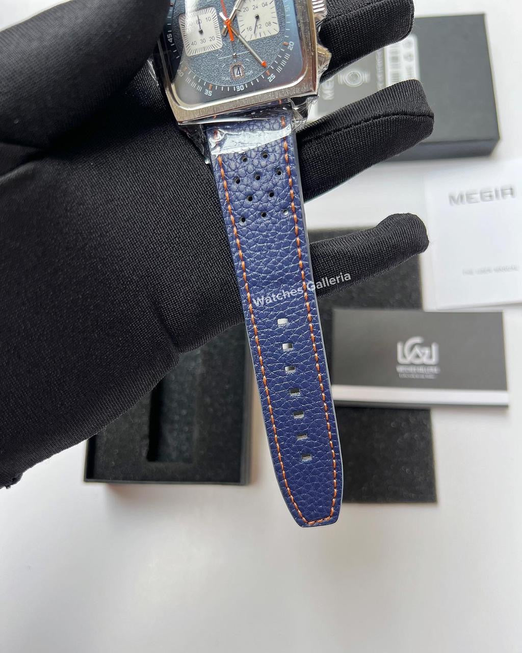 Megir Monaco Chronograph Quartz (Blue) ML2182