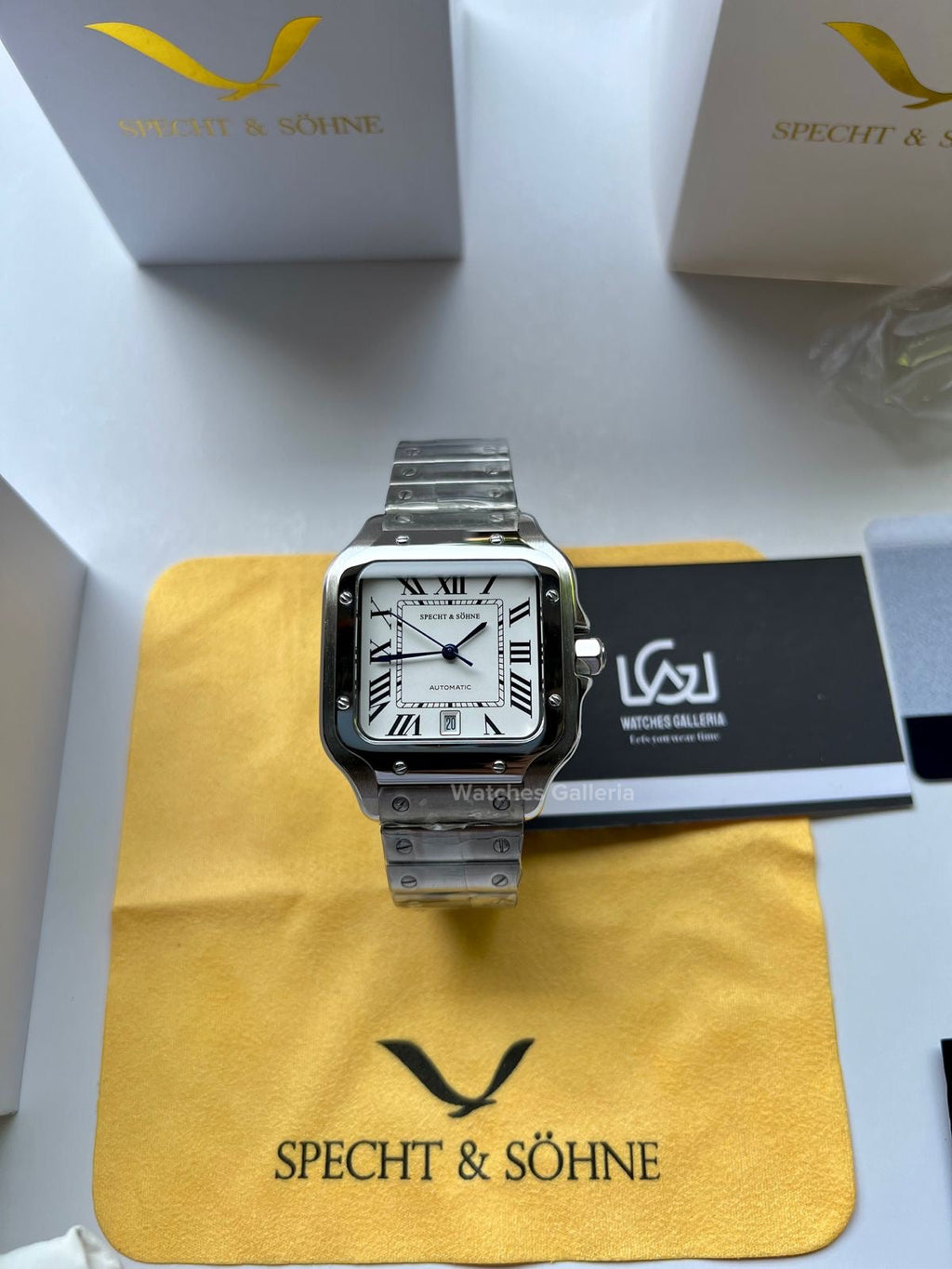Specht & Sohne Santos Automatic (White) SP0011 Watches Galleria
