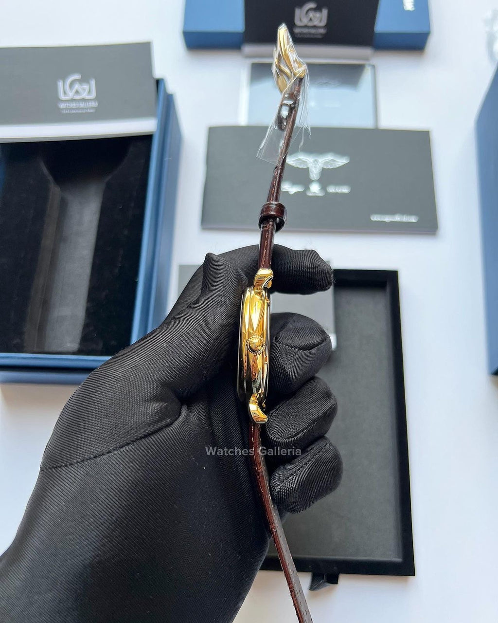 Sugess Skeleton Slimmaster Manual Wind (Brown Gold) SU3600 (Discontinued)