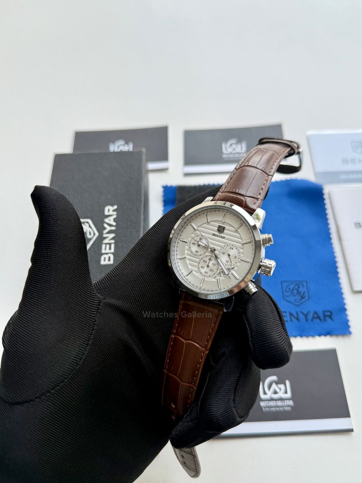 Benyar Classic Calendar Quartz (Brown) BY5104 Watches Galleria