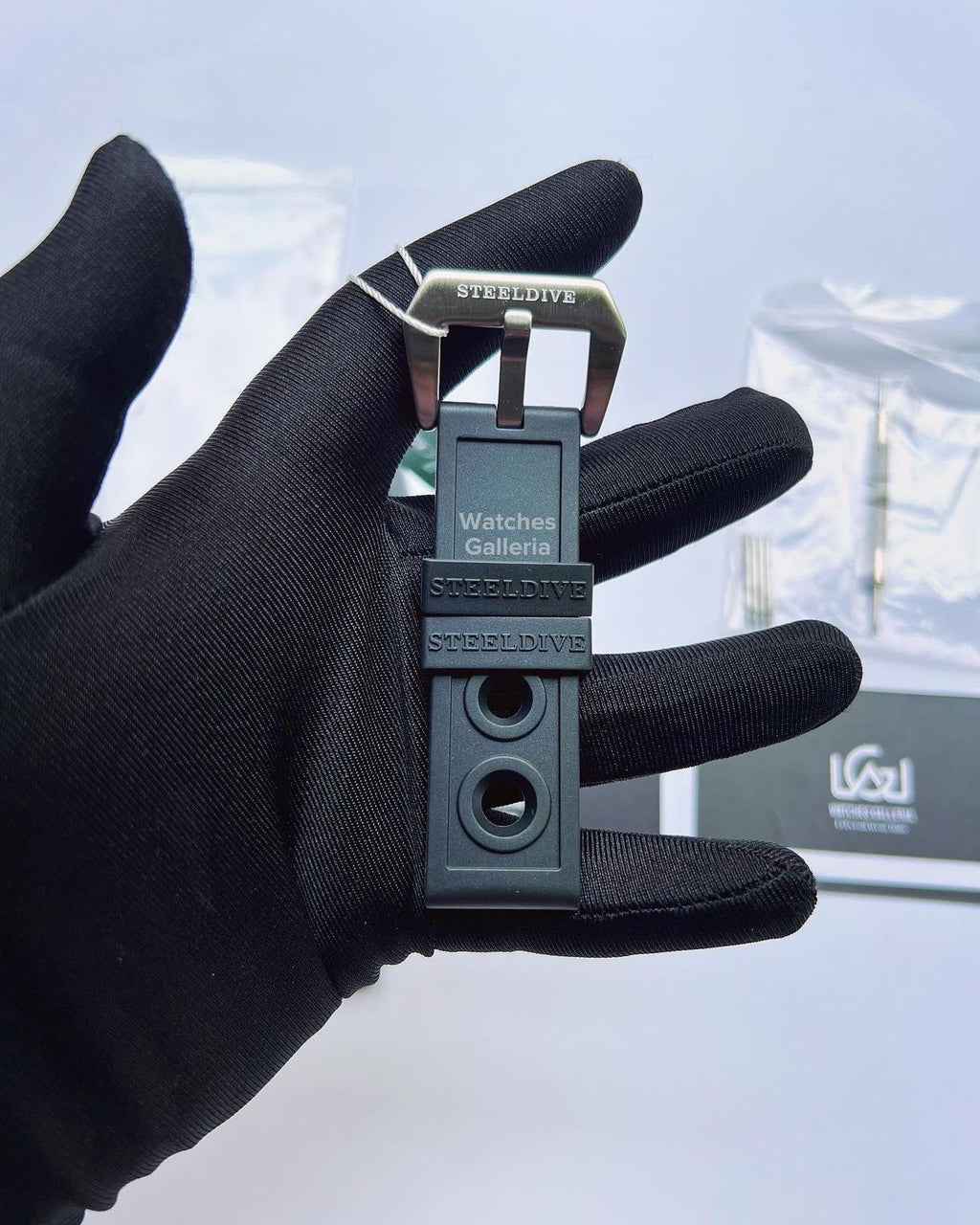 Steeldive Silicon Strap 22mm (Black)
