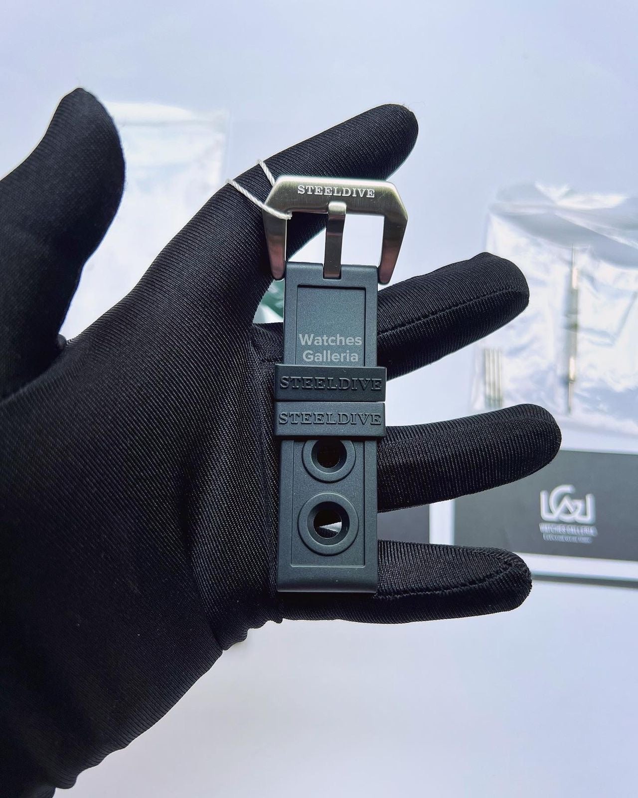 Steeldive Silicon Strap 22mm (Black)