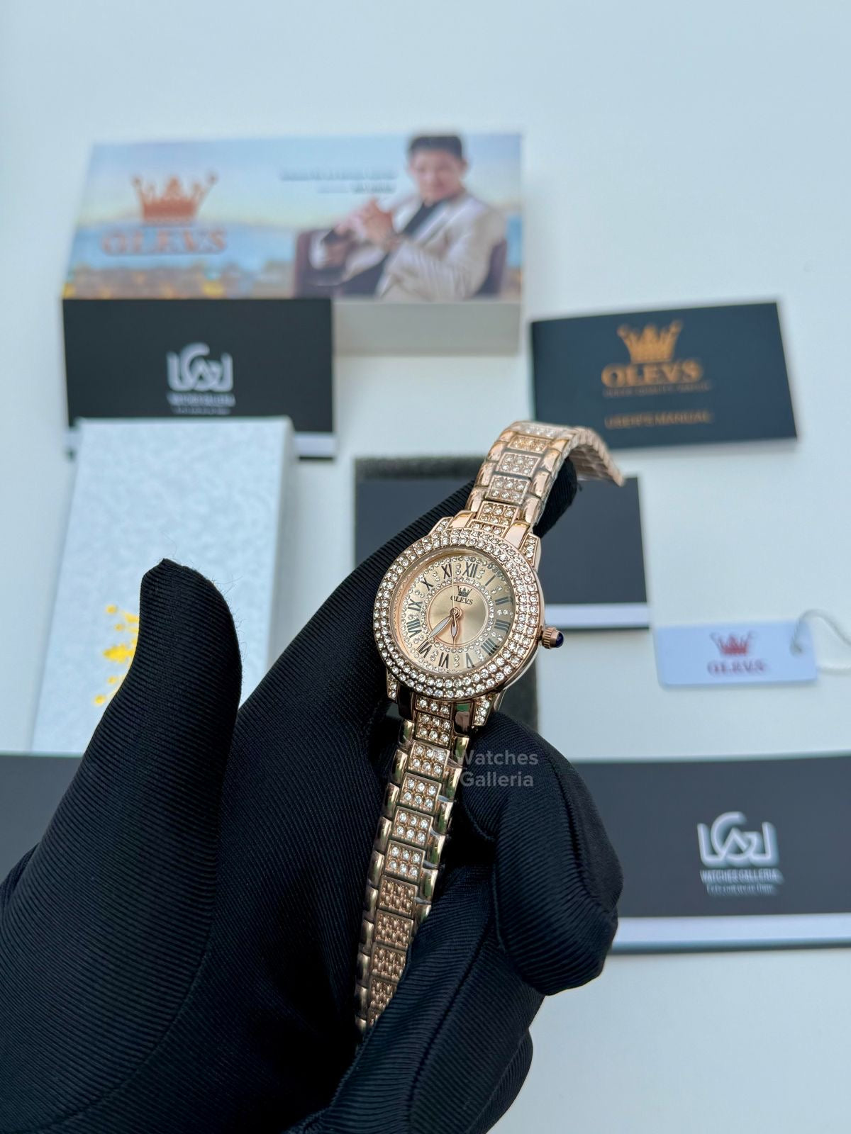 Olevs Stones Women Watch Quartz Olevs9943 Watches Galleria