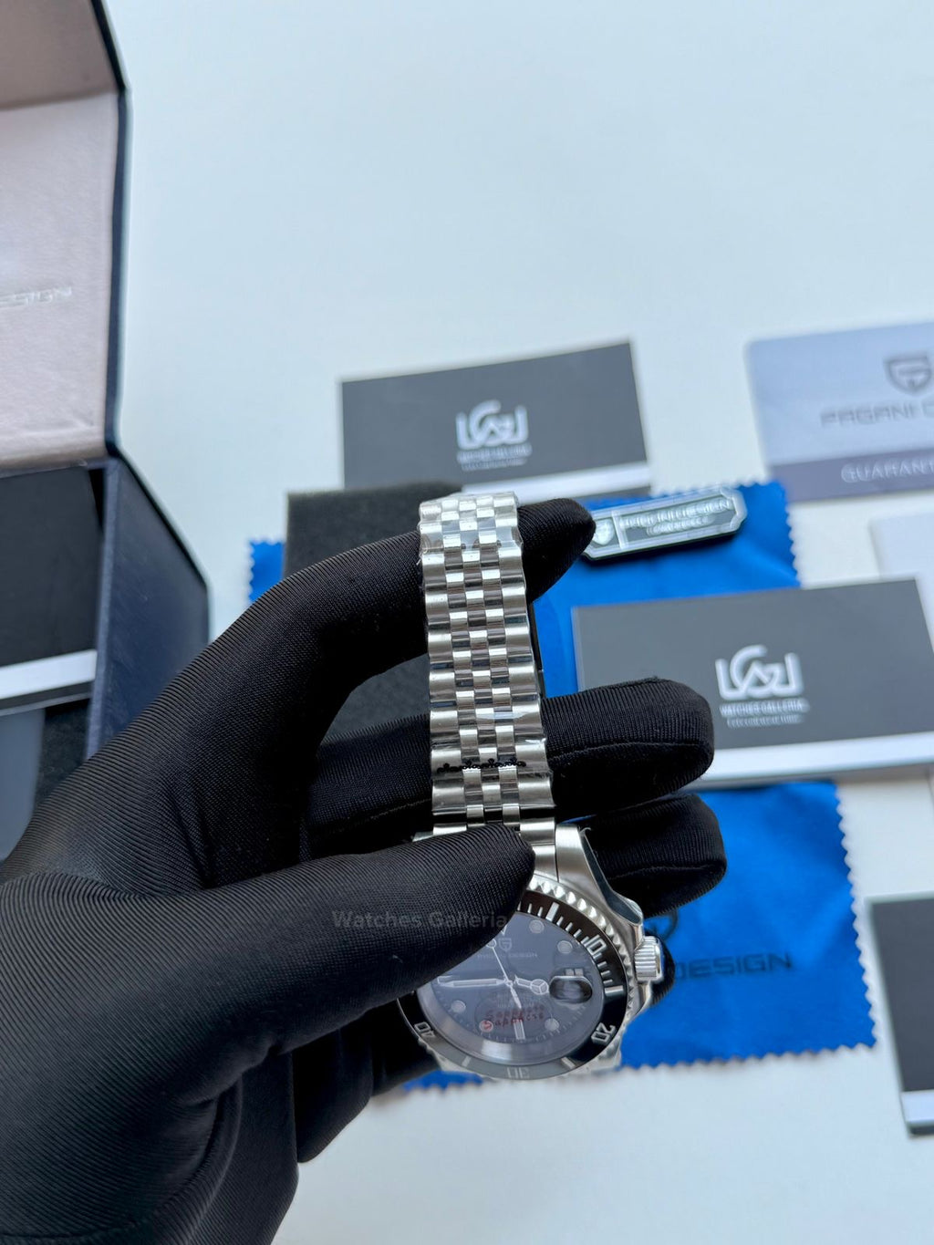 Pagani Design Submariner Date Automatic PD1661 (Black) Pagani Design in Pakistan