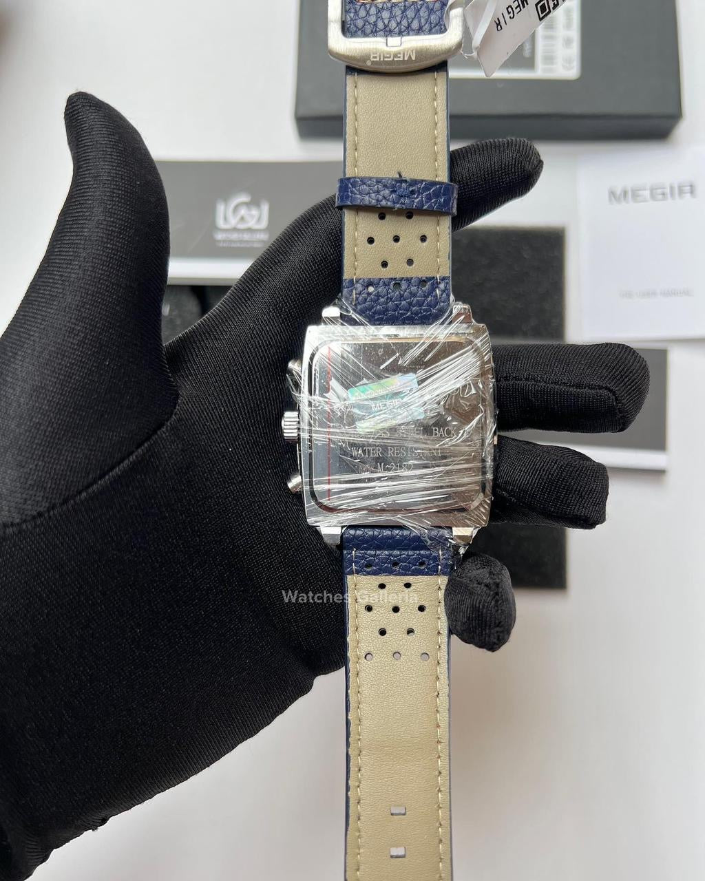 Megir Monaco Chronograph Quartz (Blue) ML2182