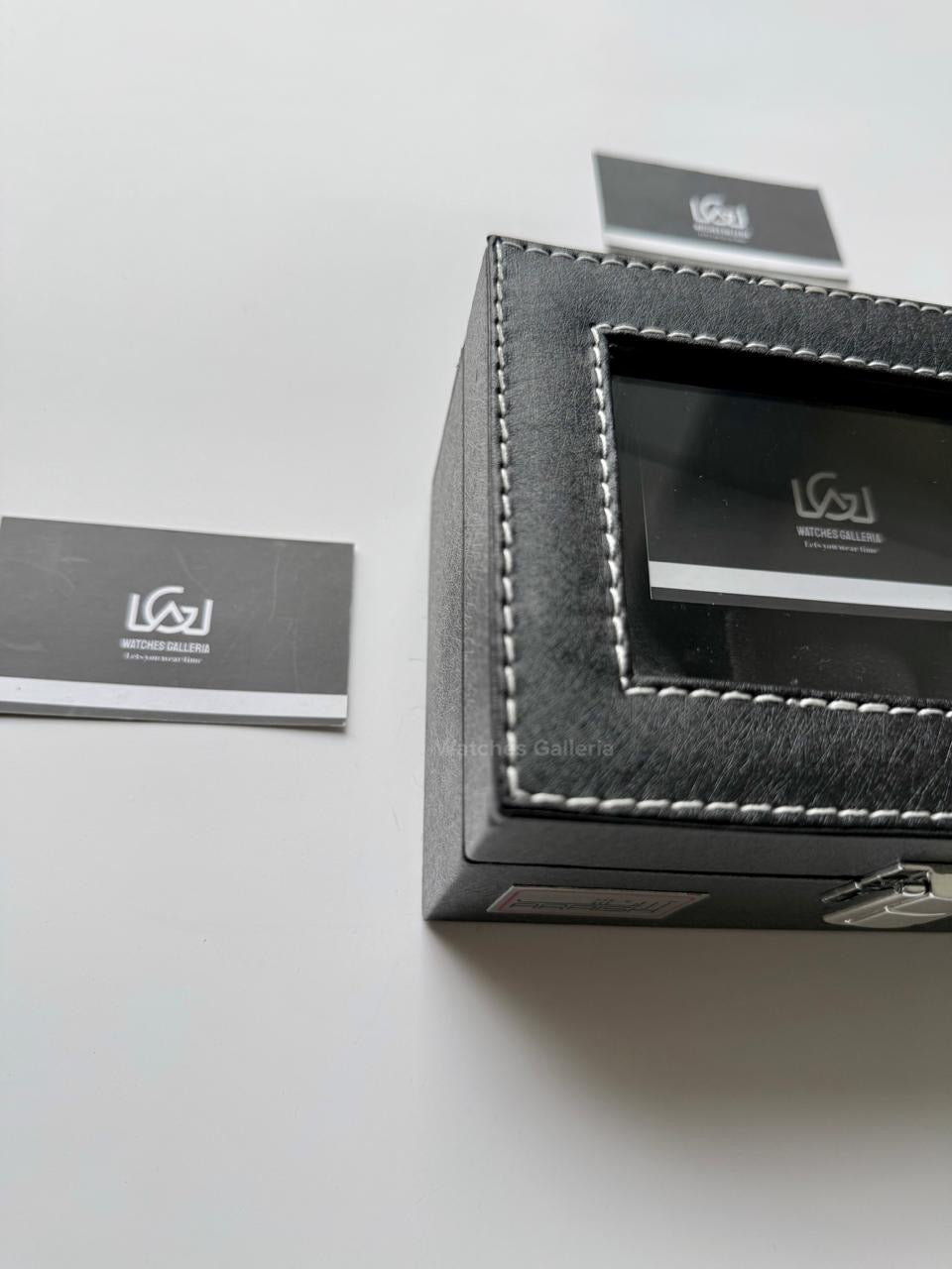 Watch Organizer Box (Black) | 3 Slots Watch Box | Watch Storage Box | Watch Box