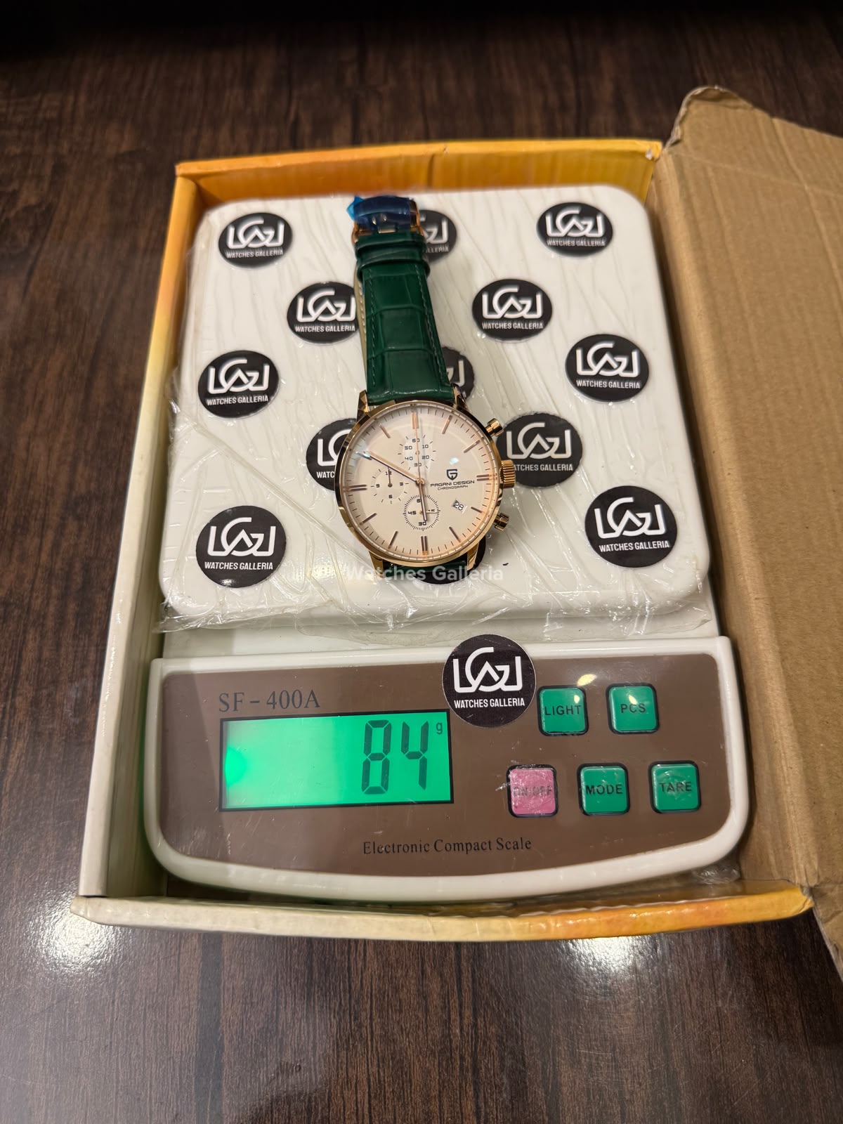 Pagani Design PD2720K | Green Rose Gold White | Flight Chronograph Limited Edition Blue Rose Gold White Quartz Watch
