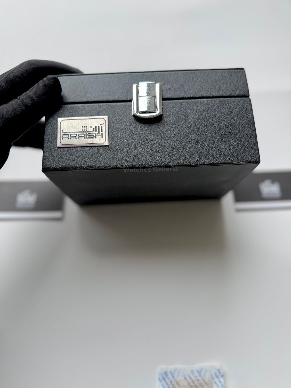 Watch Organizer Box (Black/White) | 3 Slots Watch Box | Watch Storage Box | Watch Box