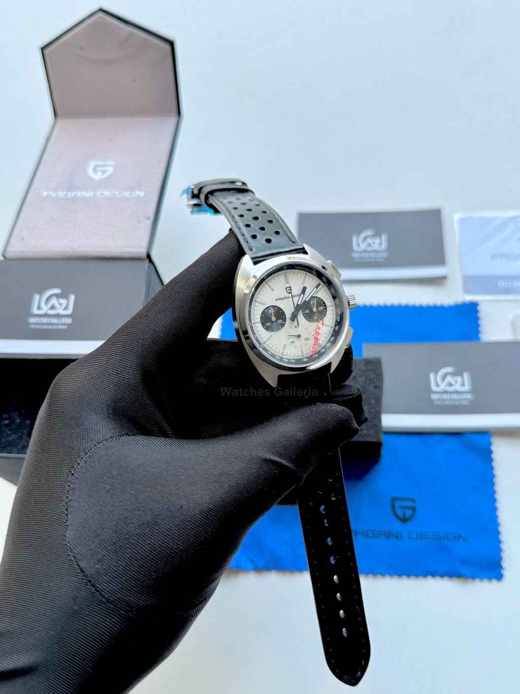 Pagani Design Vintage Chronograph Quartz PD1782 (White) Pagani Design in Pakistan