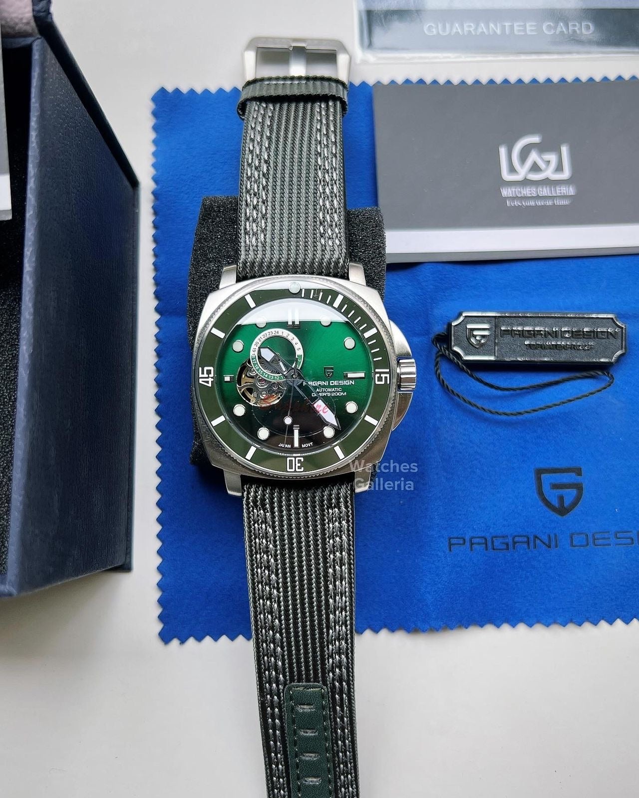 Pagani Design Submersible Green Dial PD1736