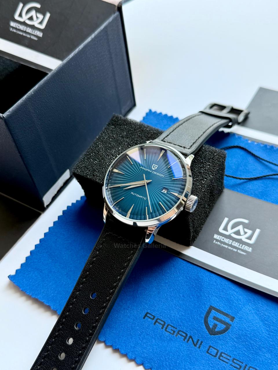 Pagani Design PD2770 Cocktail Automatic Watch Blue Black Dial – Luxury Men’s Mechanical Dress Watch in Pakistan | Watches Galleria