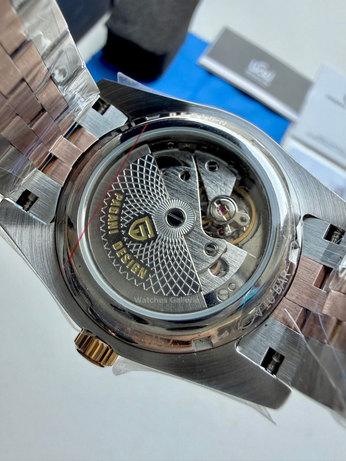 Pagani Design PD1752 Date Day Automatic (Two Tone Silver) New Release Pagani Design in Pakistan