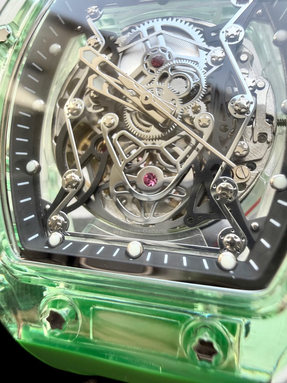Ailang 8109 Skeleton Watch for Men White Blue Automatic Mechanical Watch Original Ailang Watch Pakistan