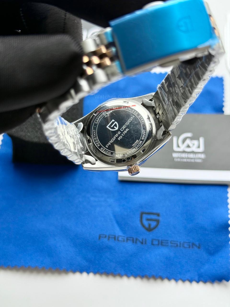 Pagani Design PD1794L Ladies Jubilee Date Two Tone Dial Watch in Pakistan – 31mm Elegant Stainless Steel Quartz Luxury Watch