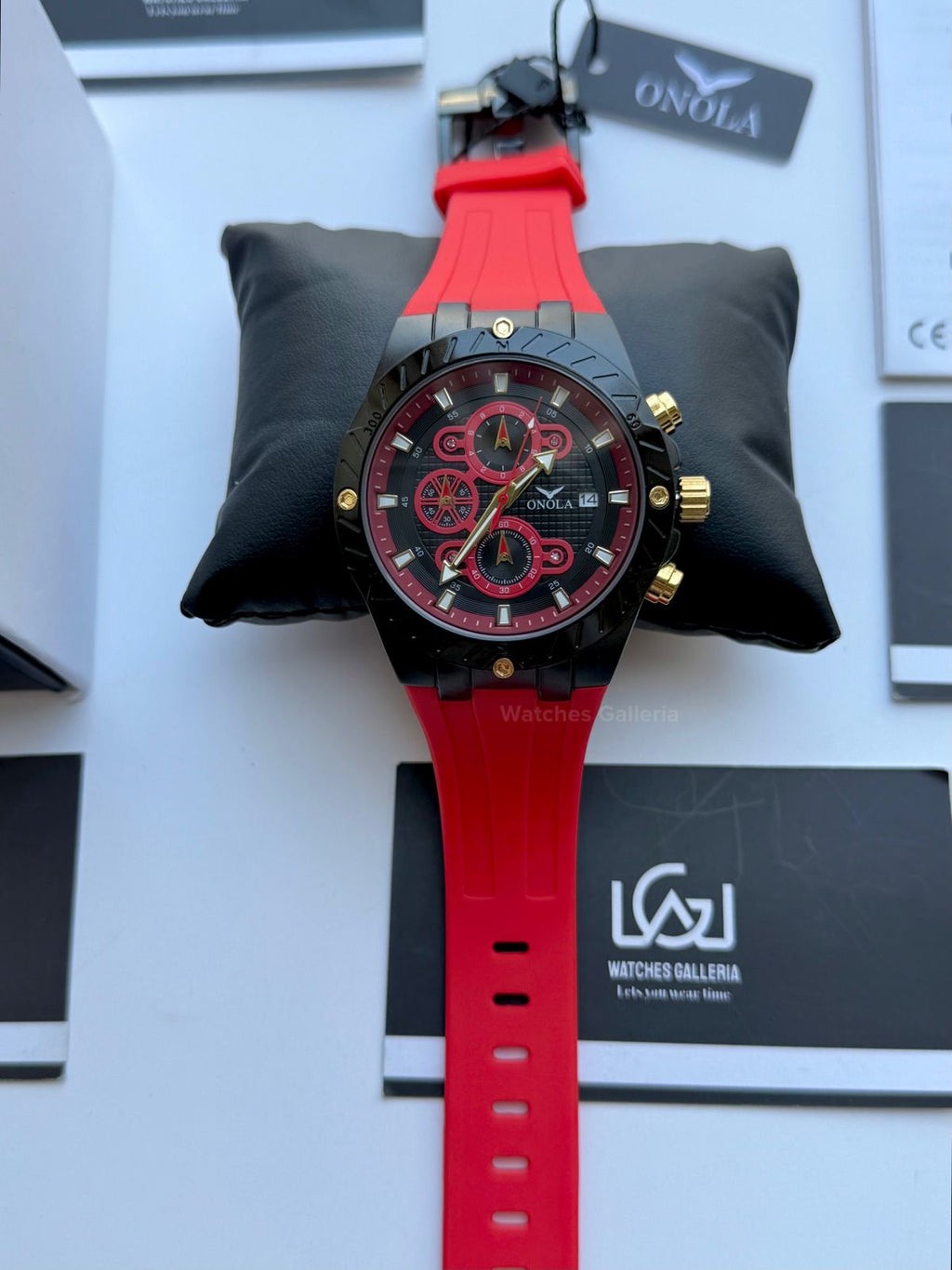 Onola 6857 Offshore Chronograph Red 46mm Quartz – Royal Oak Offshore Design