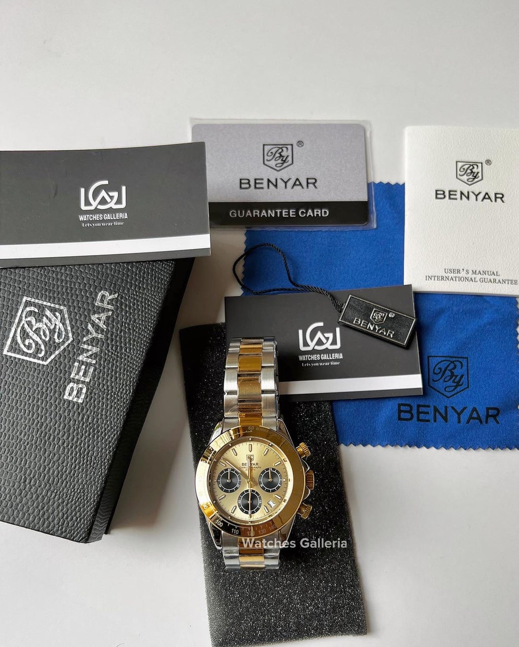 Benyar Daytona Chronograph Quartz (Two Tone) BY5169