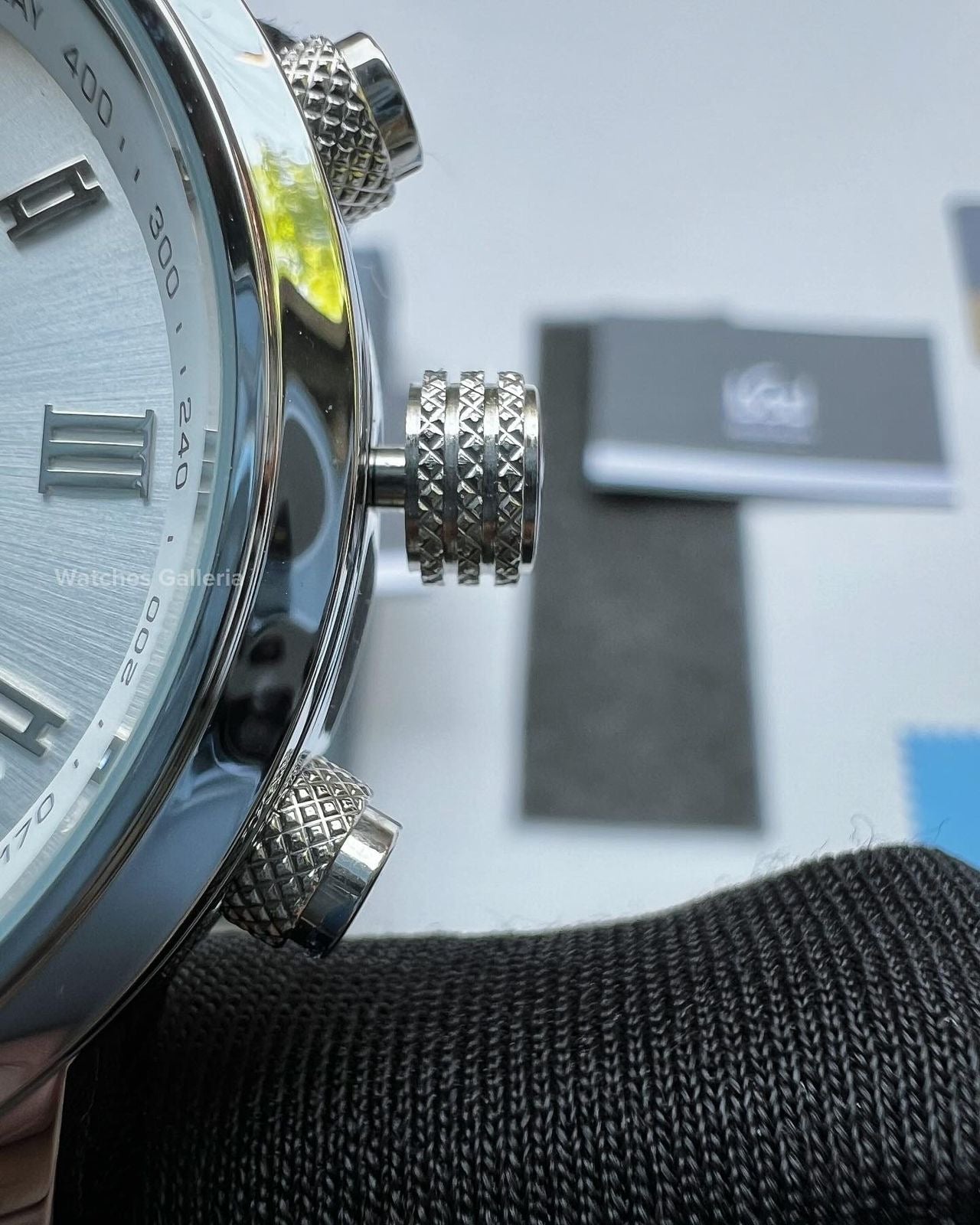 Lige Classic Moonphase Quartz (Silver Black) LG8953 Watches Galleria