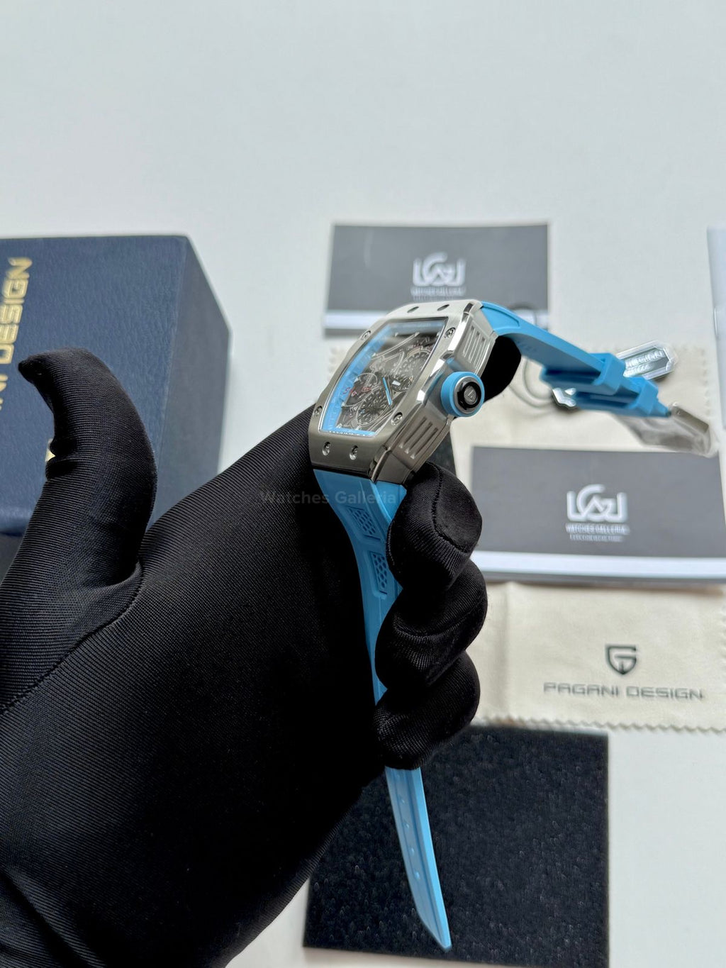 Pagani Design Tonneau Calendar Quartz PDys012 (Sky) Pagani Design in Pakistan