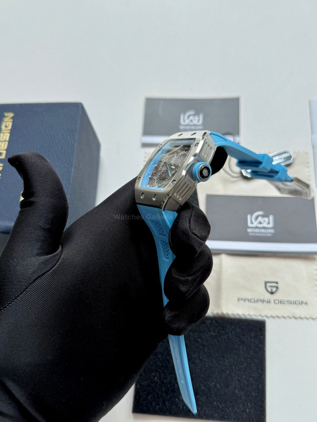 Pagani Design Tonneau Calendar Quartz PDys012 (Sky) Pagani Design in Pakistan