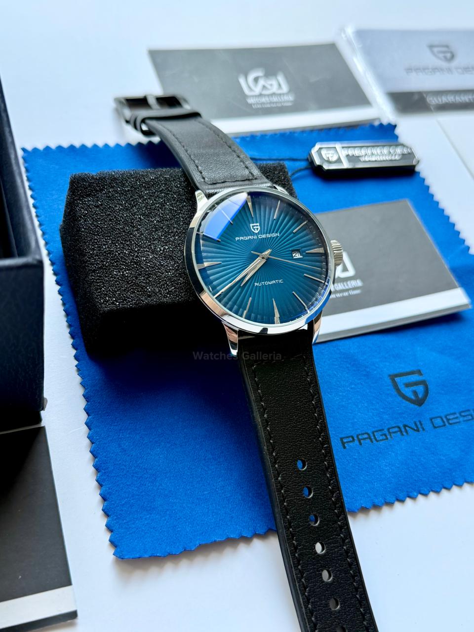 Pagani Design PD2770 Cocktail Automatic Watch Blue Black Dial – Luxury Men’s Mechanical Dress Watch in Pakistan | Watches Galleria