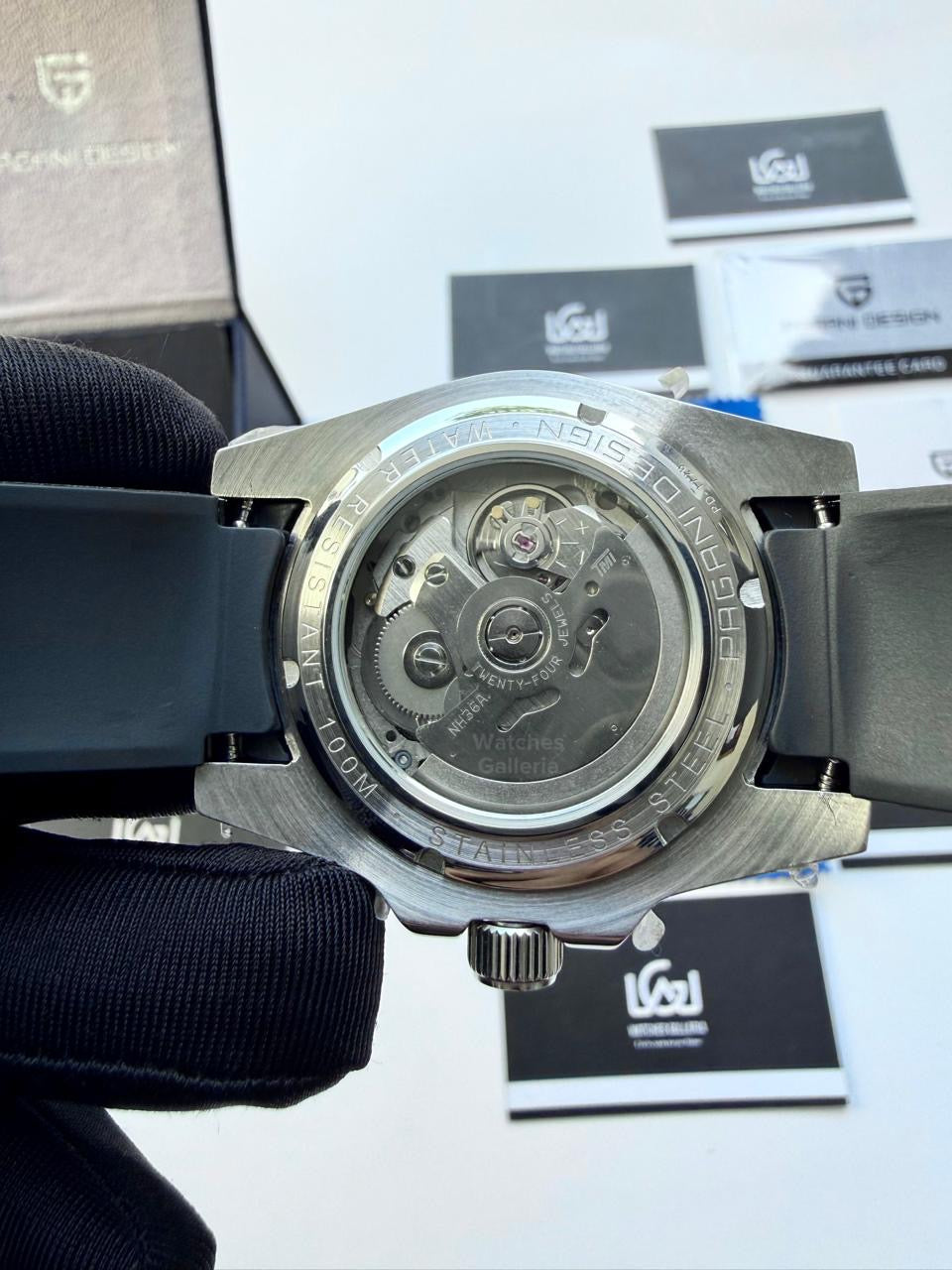 Pagani Design PD1726 Mini Gundam Limited Edition Automatic Watch – Sapphire Crystal, Seiko NH36A, Ceramic Bezel