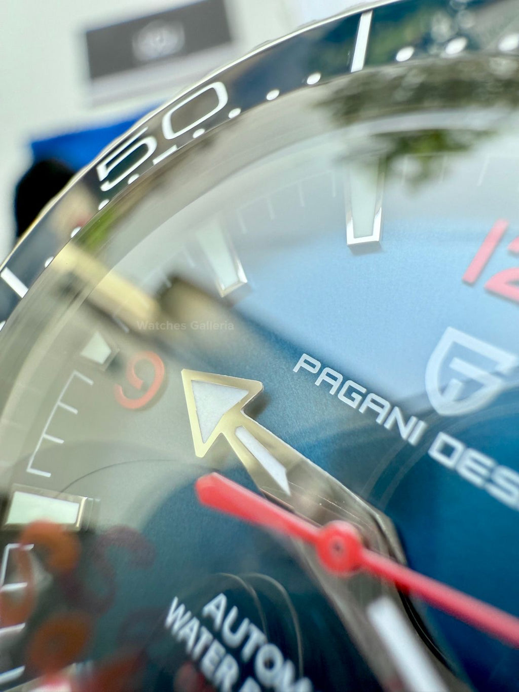 Pagani Design Sea Master Planet Ocean Automatic PD1679 (Blue/Red) Pagani Design in Pakistan