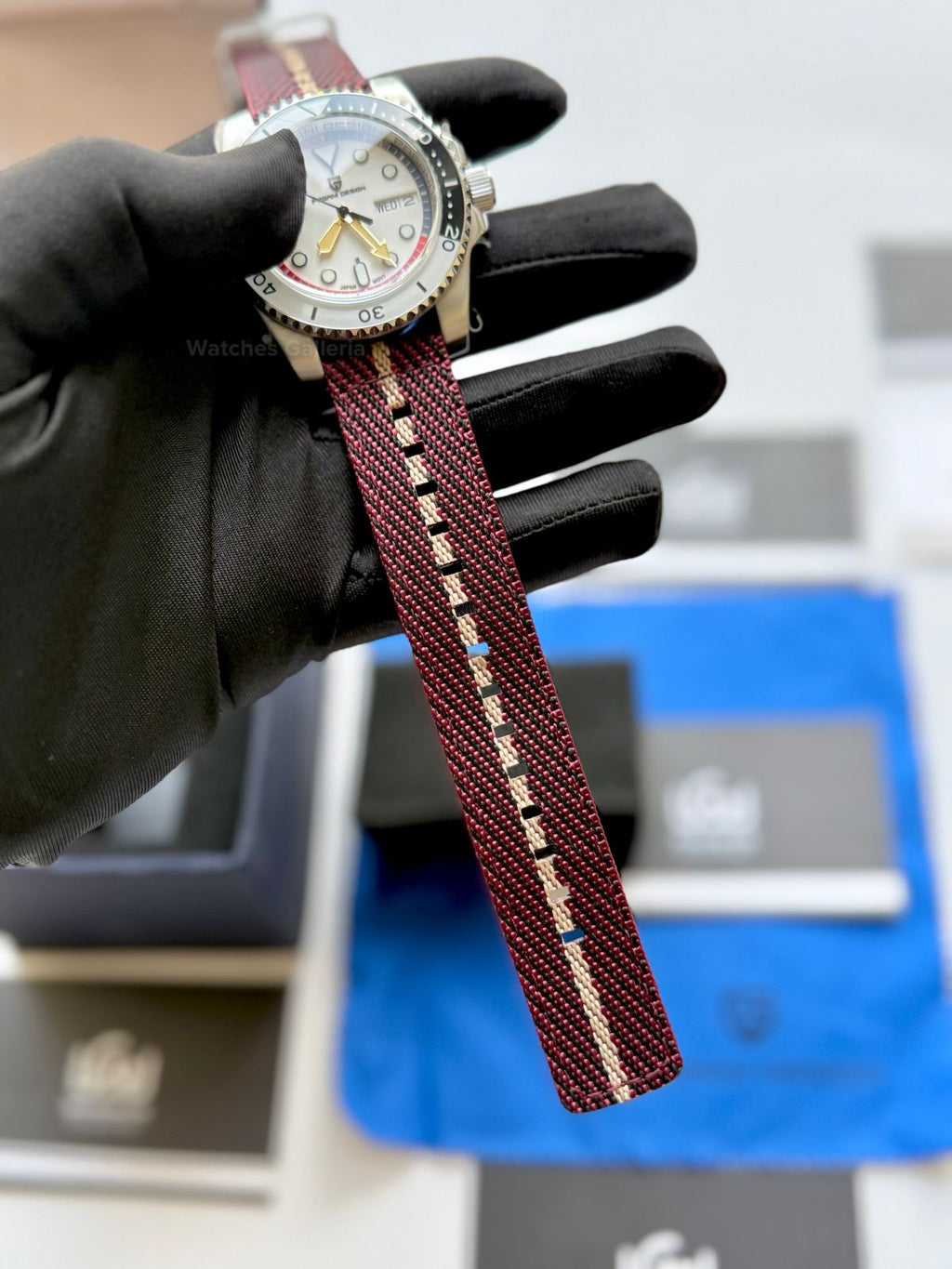 Pagani Design PD1726 Mini Gundam Limited Edition Automatic Watch – Sapphire Crystal, Seiko NH36A, Ceramic Bezel