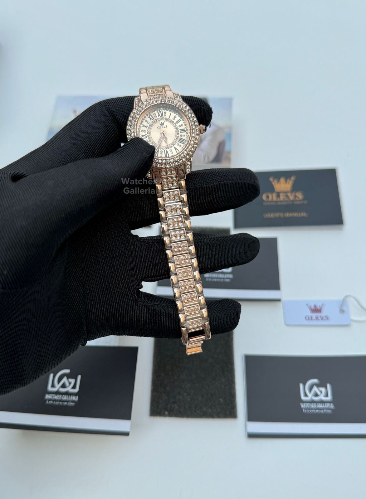 Olevs Stones Women Watch Quartz Olevs9943 Watches Galleria