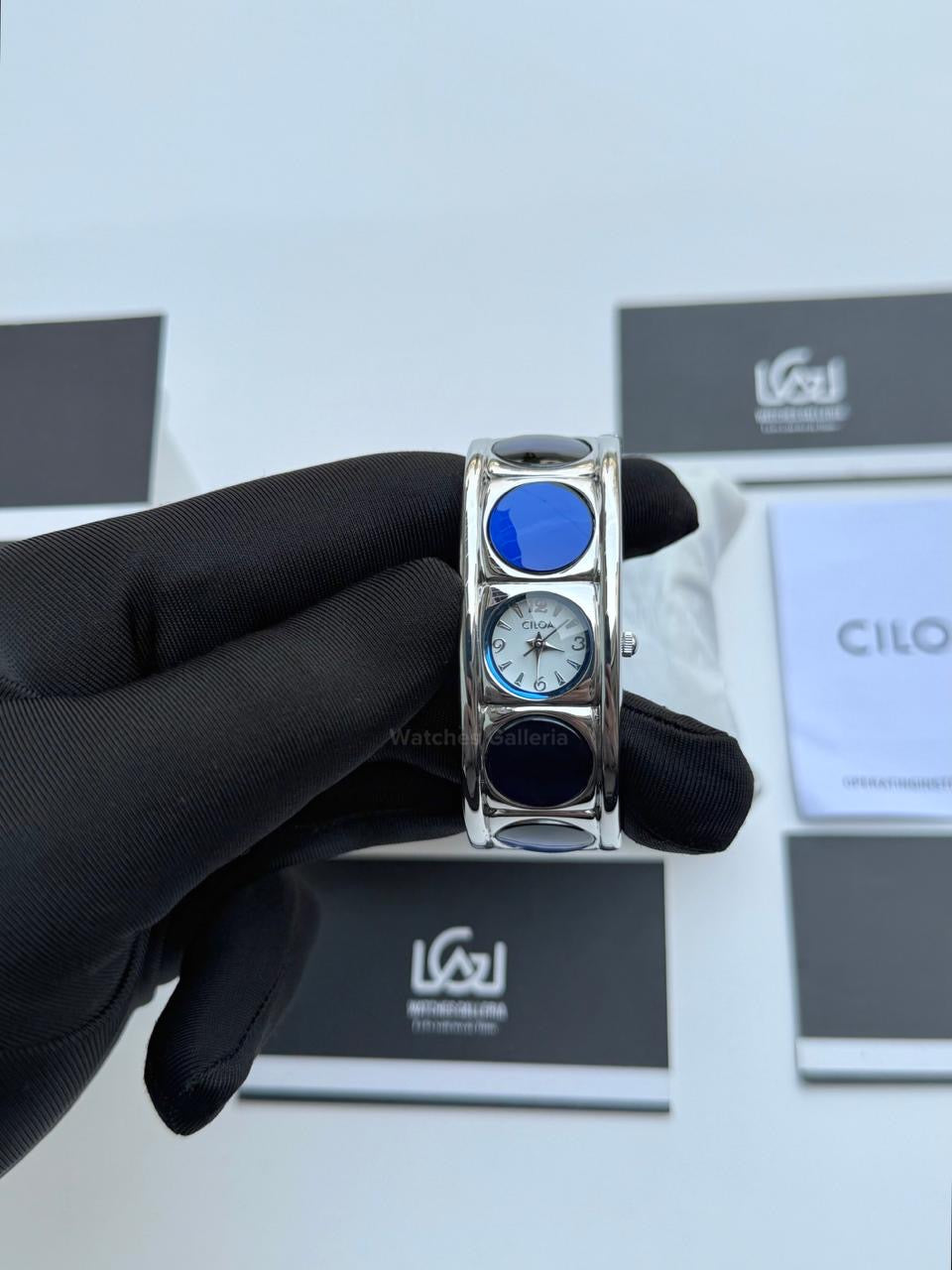 Ciloa 636 Bracelet Women Watch Quartz (Blue) Ciloa Women Watch