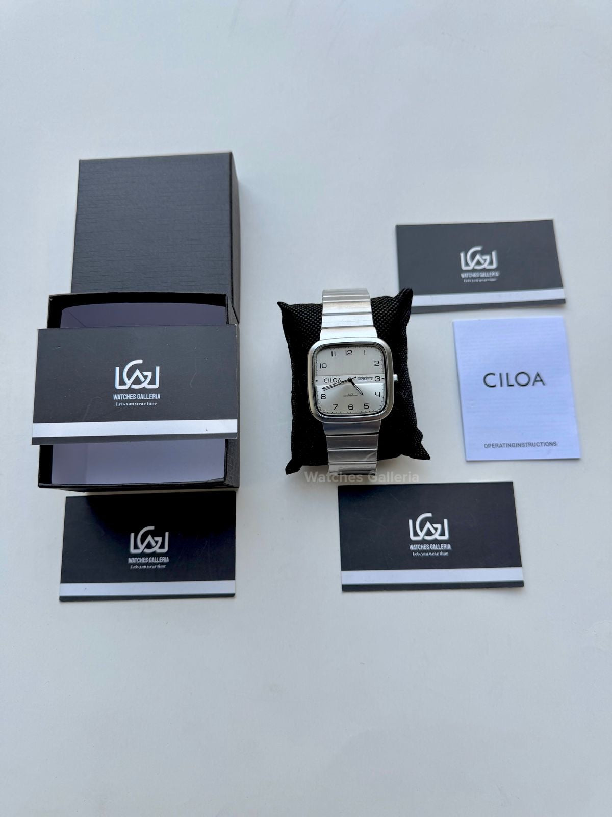 Ciloa Watch 141 TV Style Watch (Silver) | TV Style Watch | Ciloa Watch Pakistan