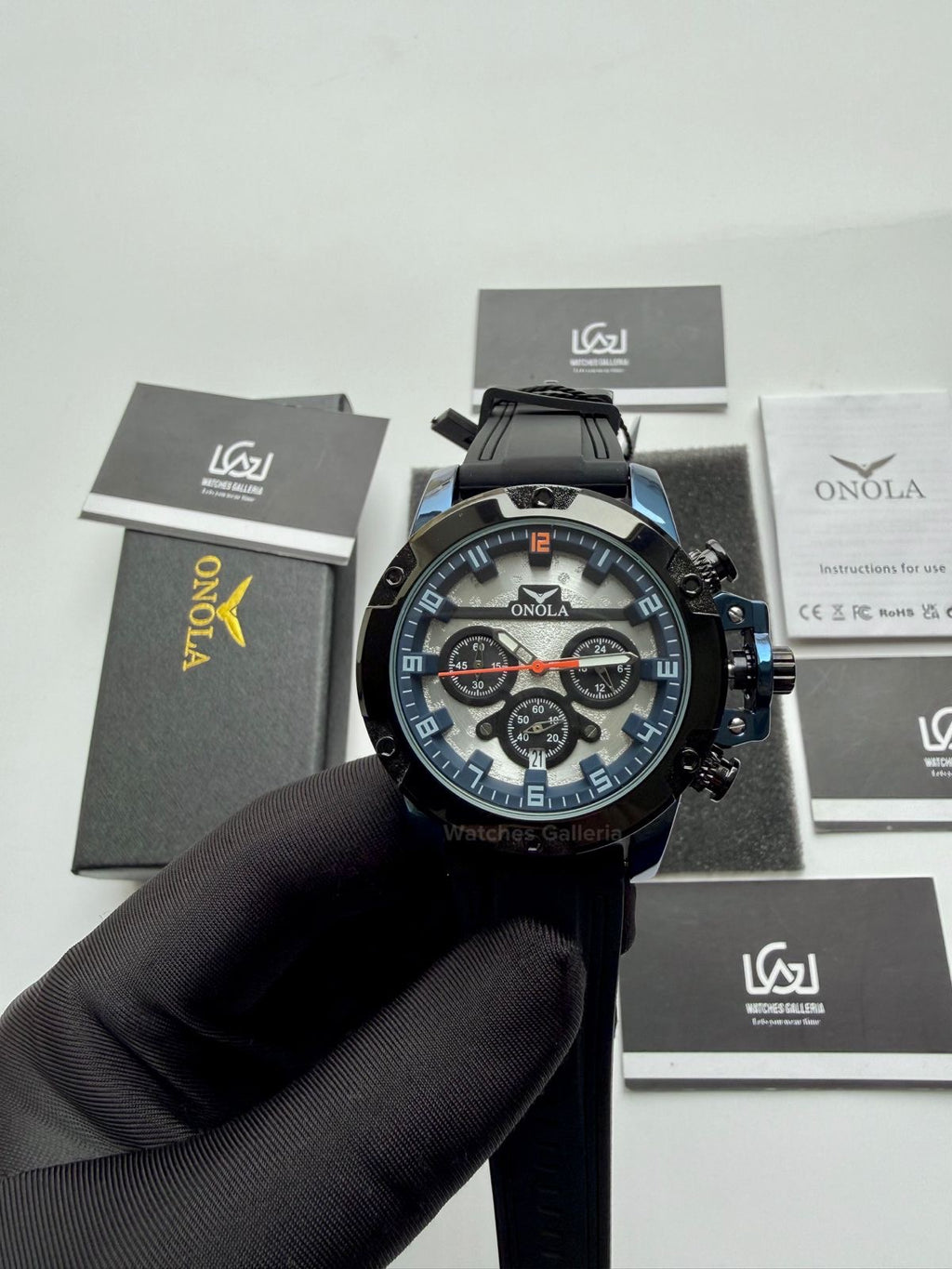 Onola Chronofighter ON6858 (Black Blue) Onola Watch