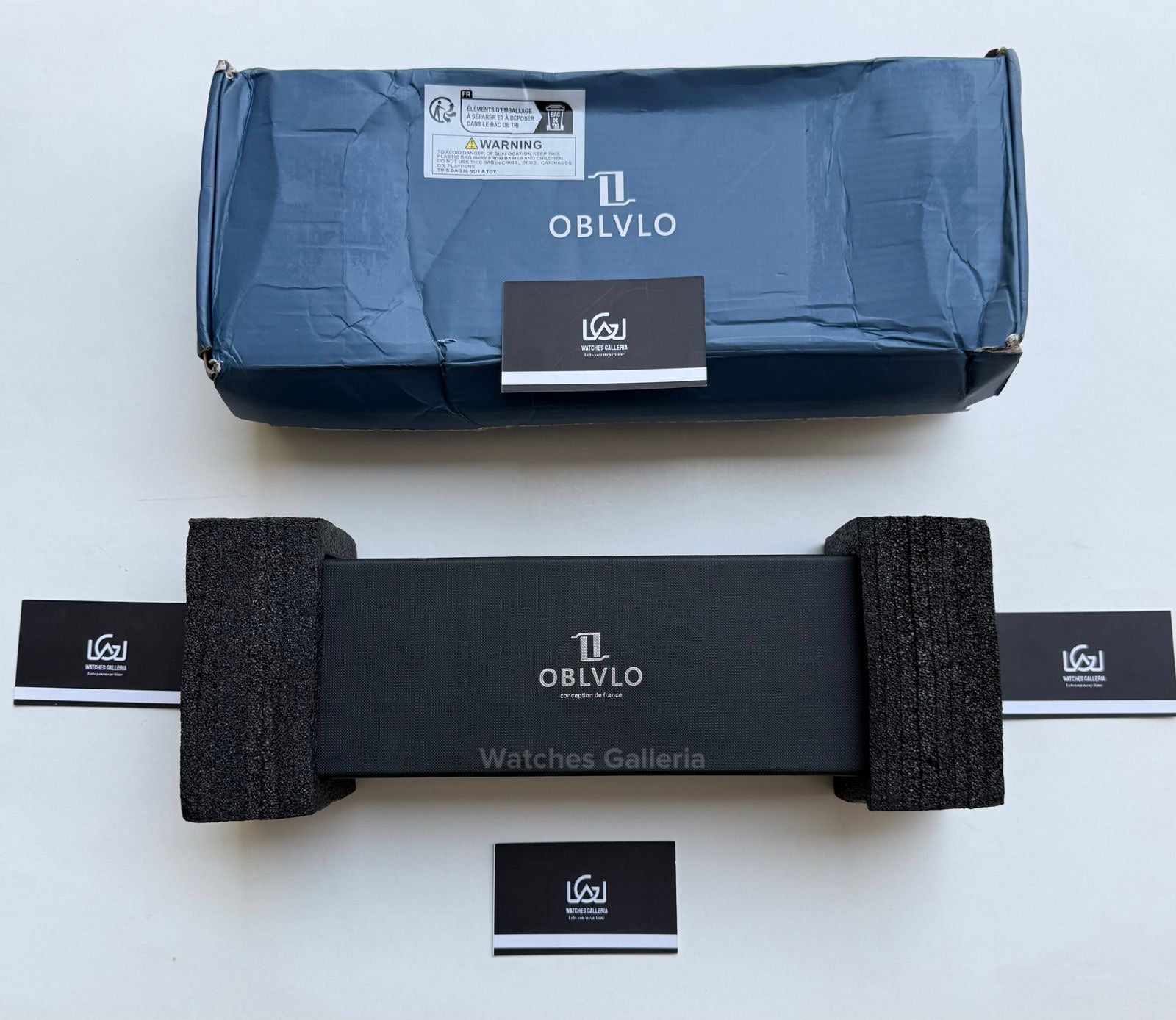 Oblvlo Grand Complications Calestial Autmatic (Blue Gold) oblvloGC Watches Galleria