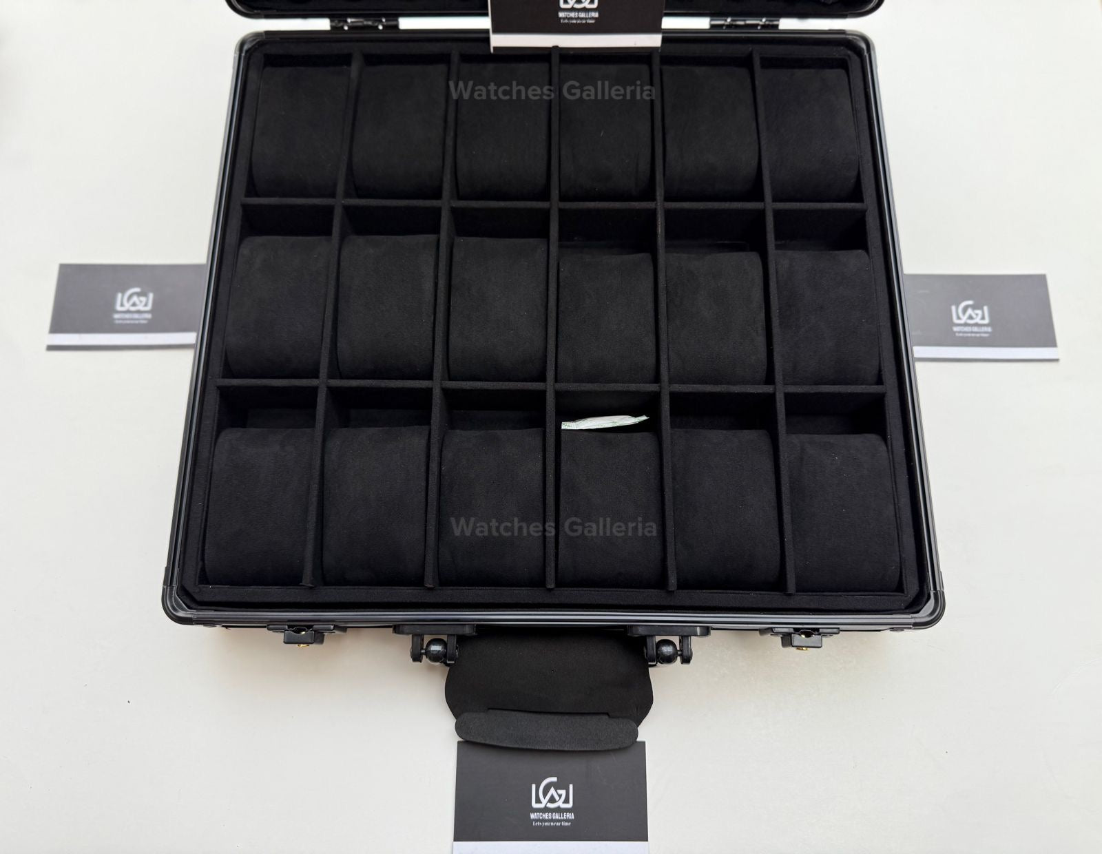 Watch Organizer Box 18 Slots | Aluminium Box | Imported | Watch Box | Watch Storage Box | Watches Box