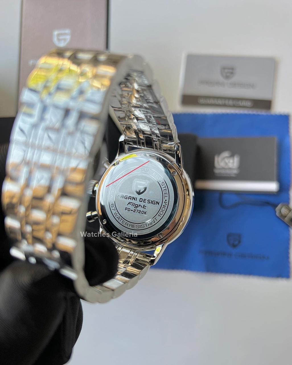 Pagani Design Flight Chronograph Quartz (Black) PD2720