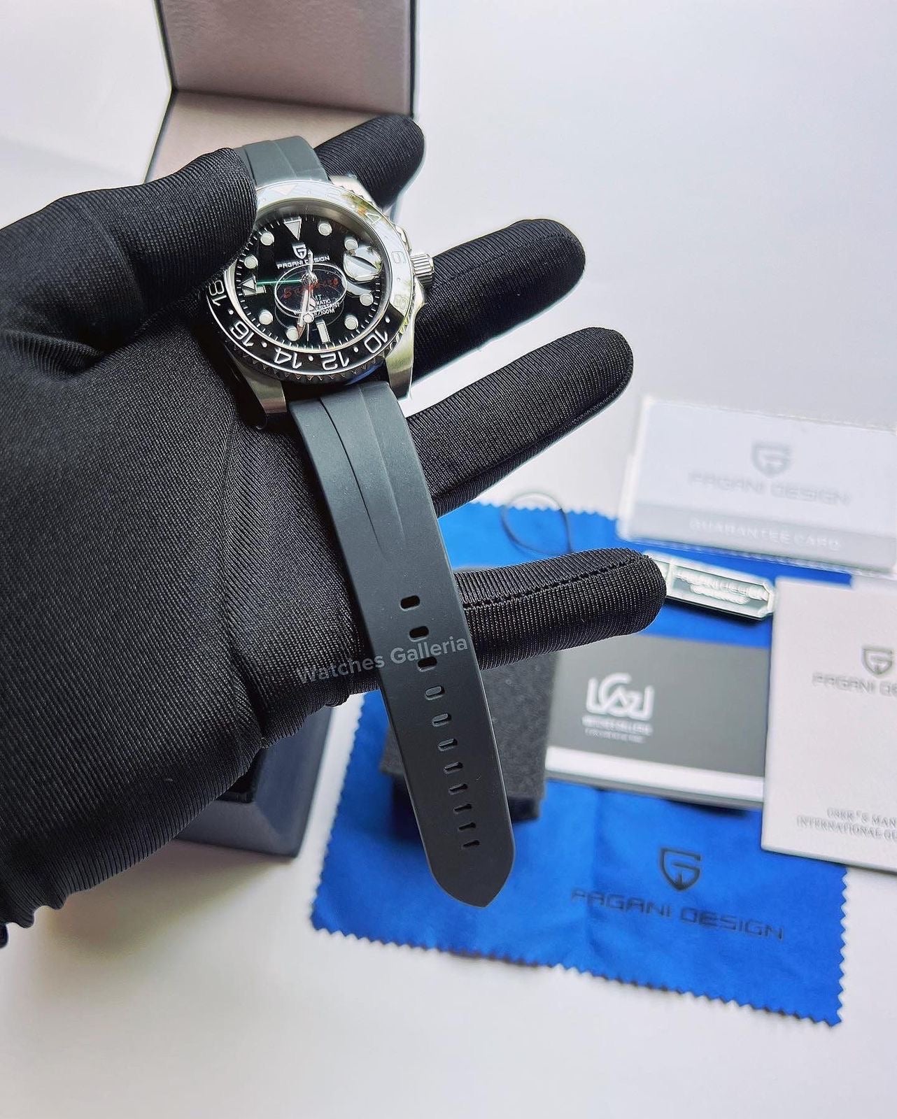 Pagani Design GMT Master I Automatic (Black) PD1662