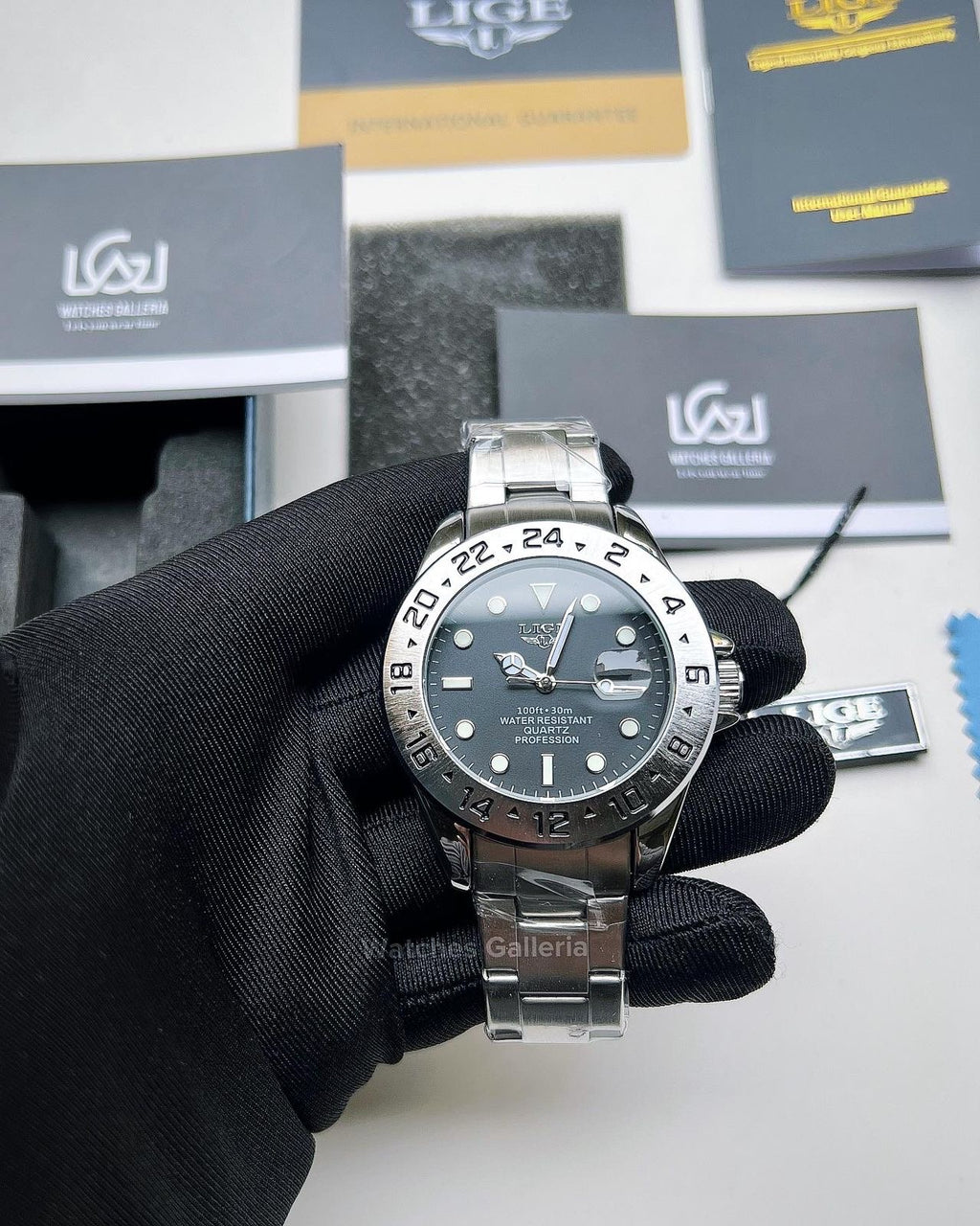 Lige Explorer II Quartz (Black) LG8946