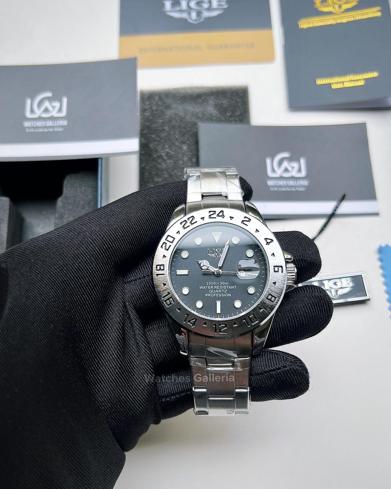 Lige Explorer II Quartz (Black) LG8946
