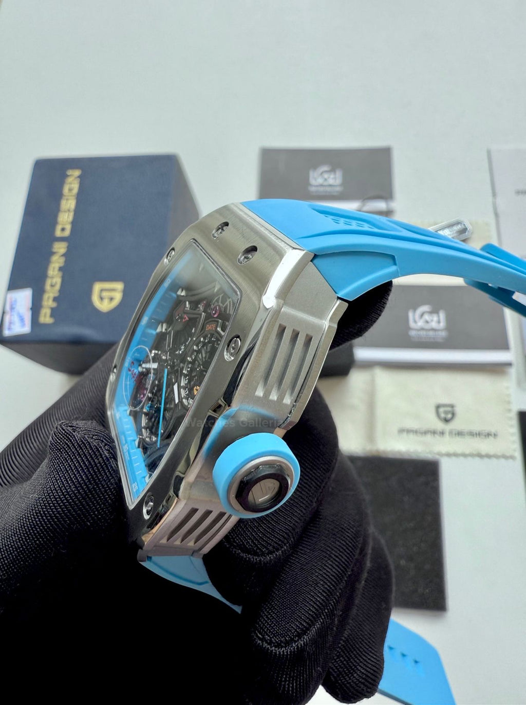 Pagani Design Tonneau Calendar Quartz PDys012 (Sky) Pagani Design in Pakistan