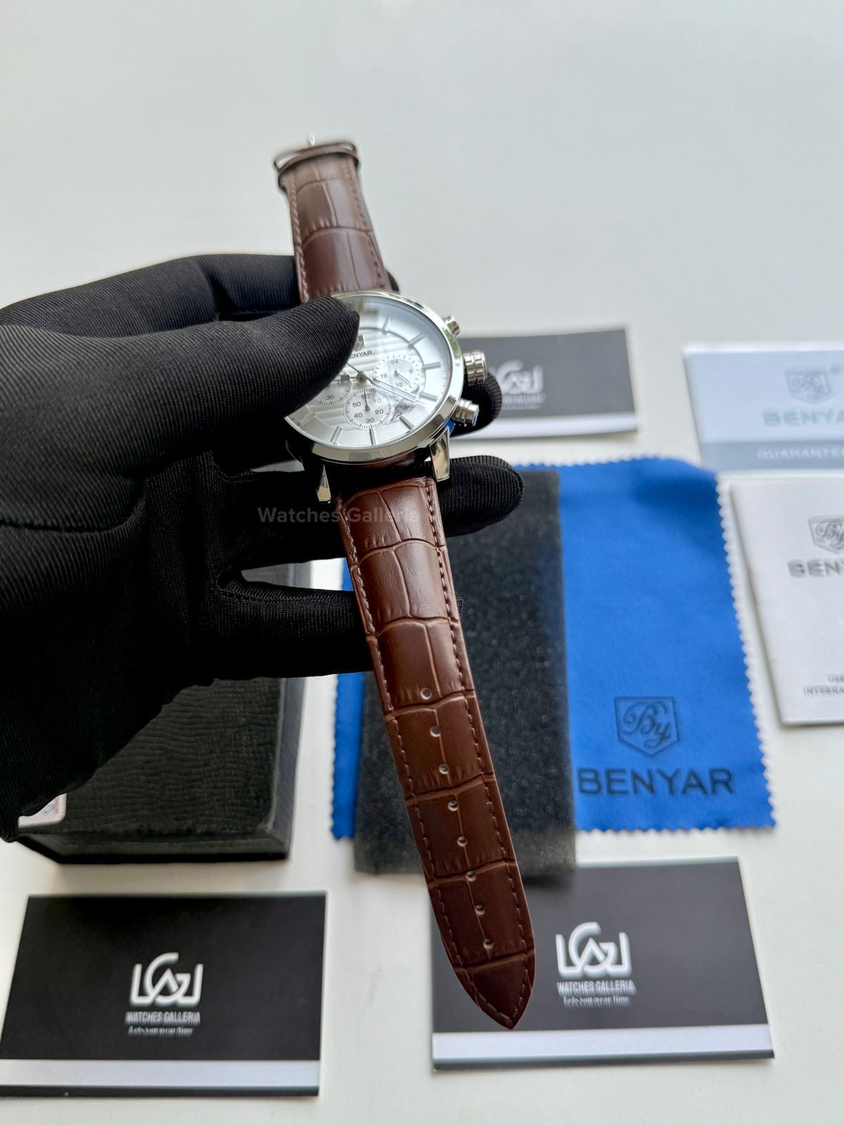 Benyar Classic Calendar Quartz (Brown) BY5104 Watches Galleria