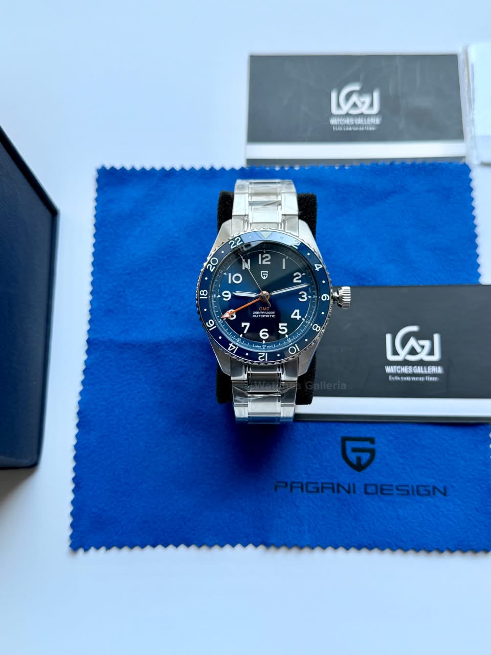 Pagani Design PD1784 GMT Automatic Watch – Seiko NH34 Dual Time Zone | 200M Waterproof Sapphire Crystal | Ceramic Bezel Luxury Sports Watch | Pagani Design Pakistan