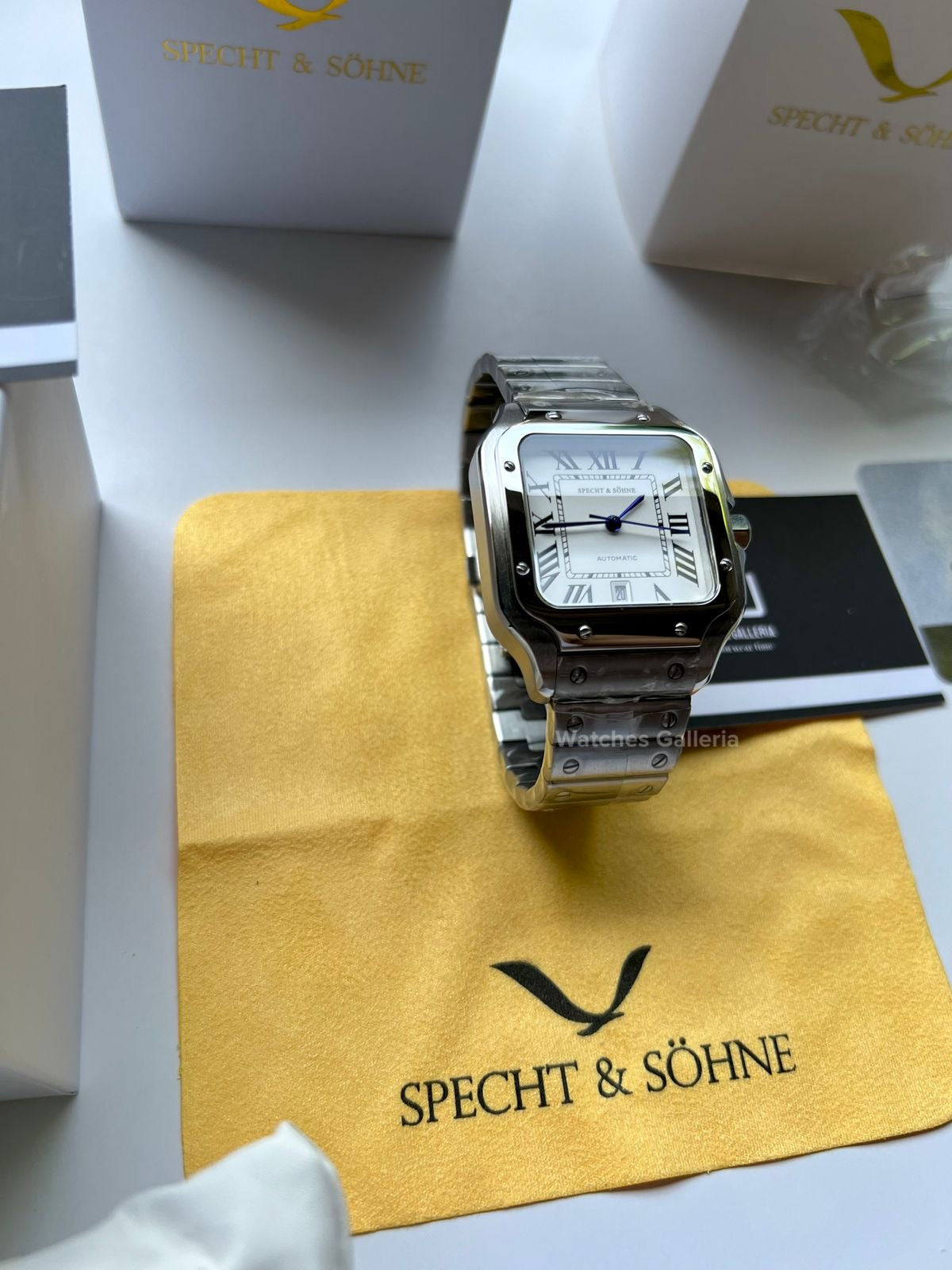 Specht & Sohne Santos Automatic (White) SP0011 Watches Galleria