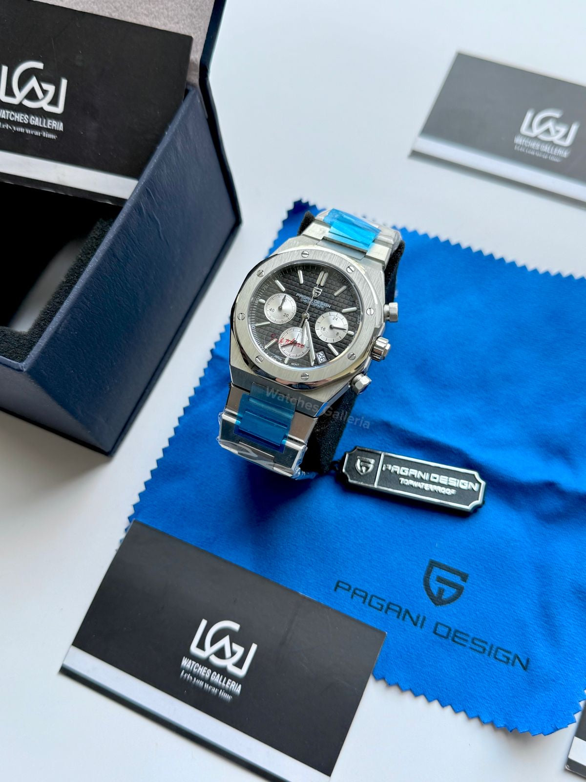 Pagani Design PD1707 Royal Oak Chronograph (Black Dial) Pagani Design Pakistan