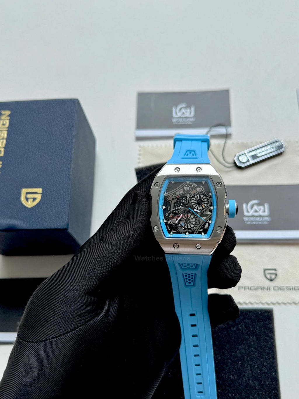 Pagani Design Tonneau Calendar Quartz PDys012 (Sky) Pagani Design in Pakistan