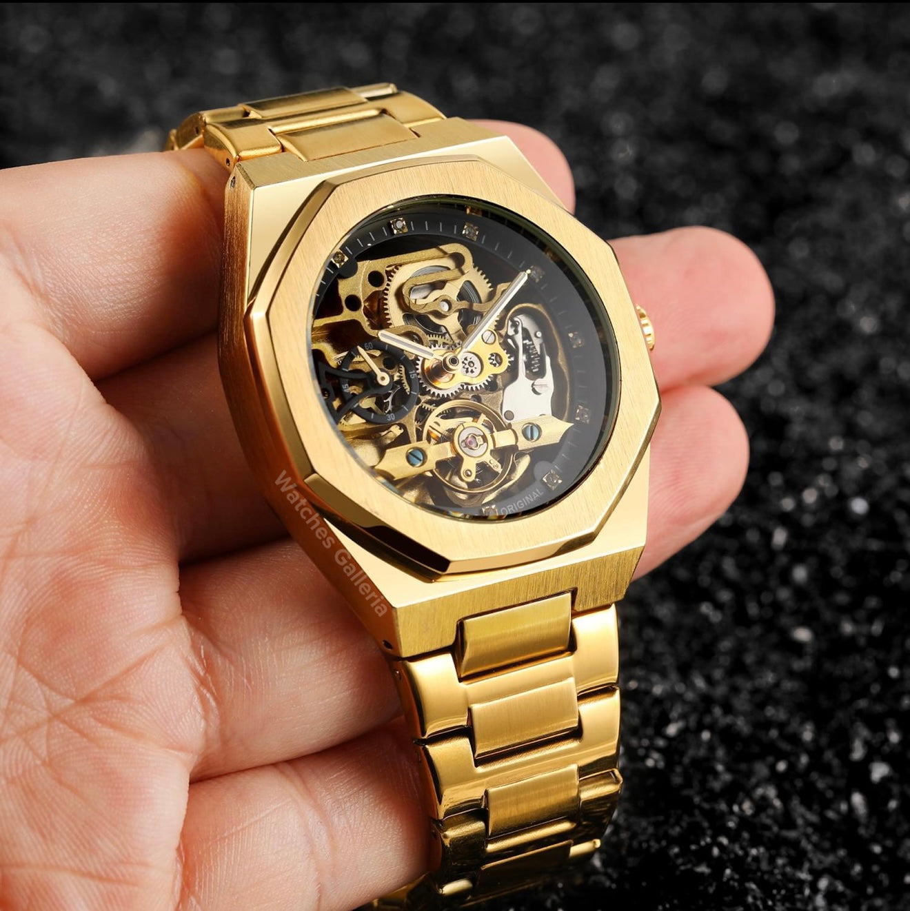 Forsining Royal Oak Skeleton Automatic (Gold) TM375G